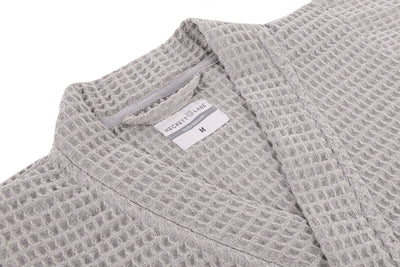 Heckett & Lane Badjas Wafel Melange-Grey