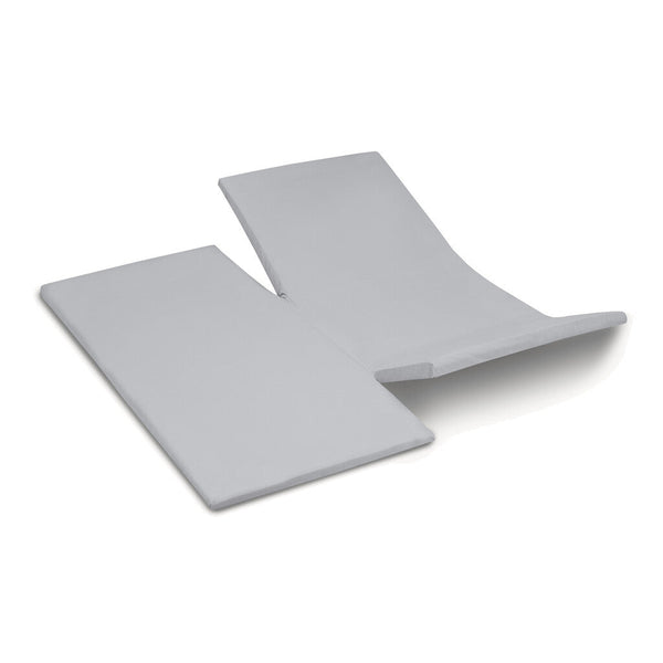 Cinderella Splittopper hoeslaken Jersey Double Split Light Grey