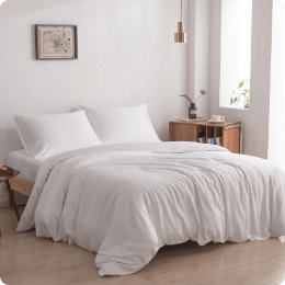 Boomba Bamboo Dekbedovertrek Premium Coco White