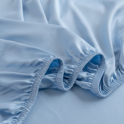 Boomba Bamboo Topper hoeslaken Premium Sky Blue