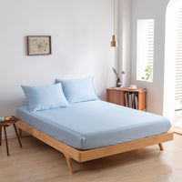 Boomba Bamboo Hoeslaken Premium Sky Blue