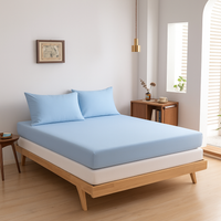 Boomba Bamboo Topper hoeslaken Premium Sky Blue