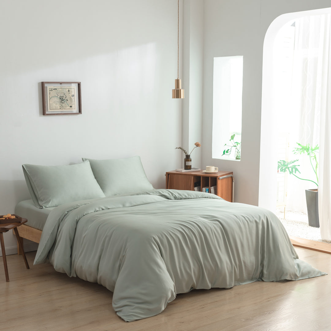 Boomba Bamboo Dekbedovertrek Premium Sage Green