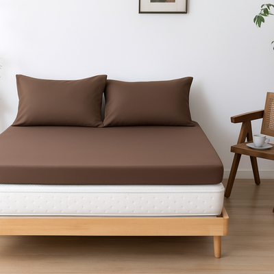 Boomba Bamboo Topper hoeslaken Premium Coffee Brown