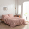 Boomba Bamboo Dekbedovertrek Premium Instopstrook Cuddle Pink