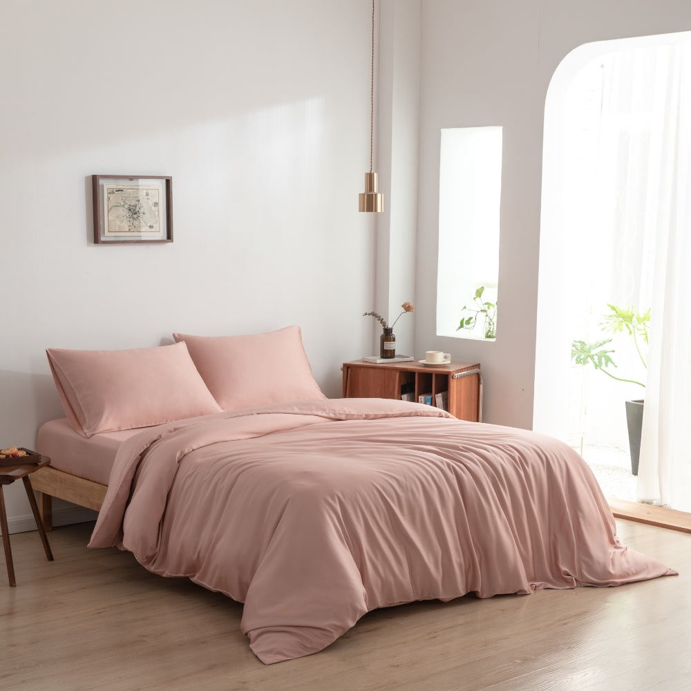 Boomba Bamboo Dekbedovertrek Premium Cuddle Pink