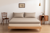 Boomba Bamboo Topper hoeslaken Premium Soft Taupe