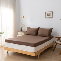 Boomba Bamboo Topper hoeslaken Premium Coffee Brown