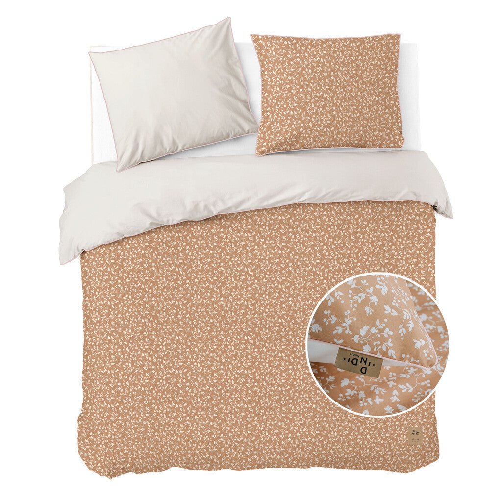 Dindi Home Dekbedovertrek Blossom Babe Bruin