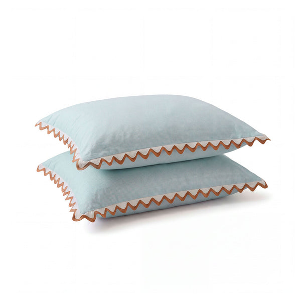 Dindi Home Kussensloop Sweet & Curvy Blauw / Lichtblauw