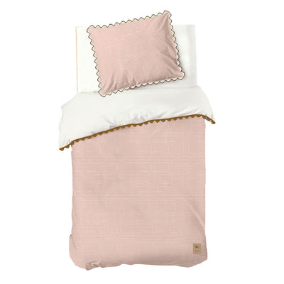 Dindi Home Dekbedovertrek Sweet & Curvy Roze / Beige