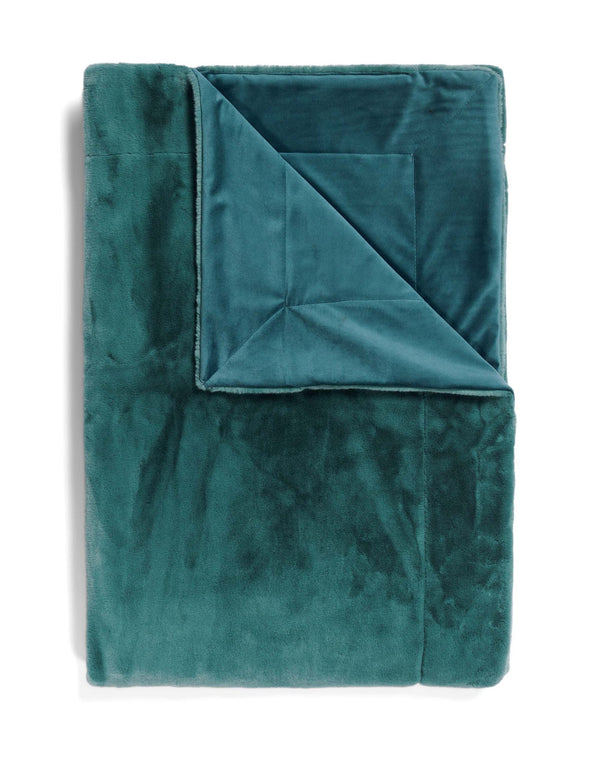Essenza Plaid Furry reef green