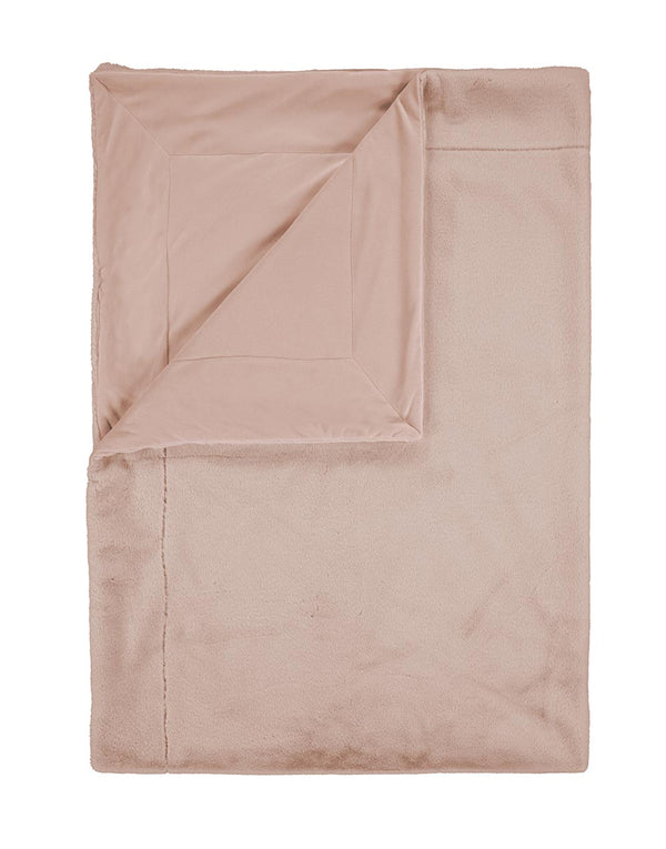 Essenza Plaid Furry Rose