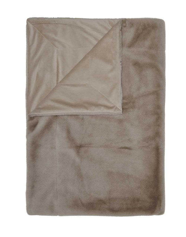 Essenza Plaid Furry Taupe