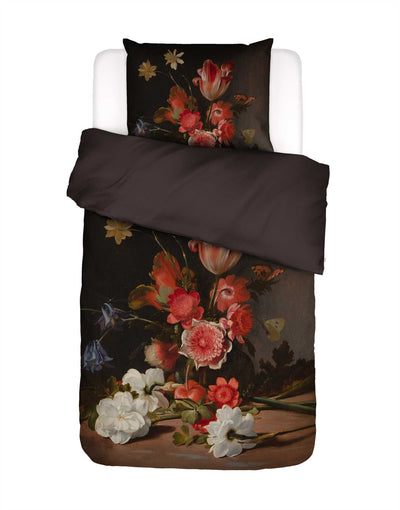 Essenza Dekbedovertrek Blooming Story Dark brown