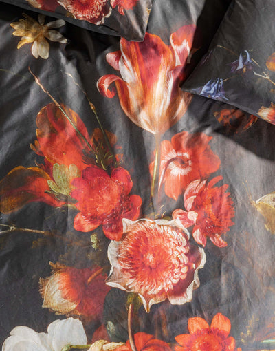 Essenza Dekbedovertrek Blooming Story Dark brown