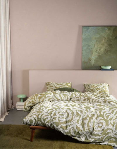 Essenza Dekbedovertrek Eleria Cedar green
