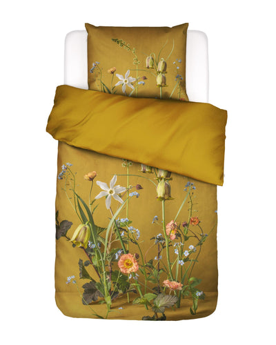 Essenza Dekbedovertrek Ficaria Flower ochre