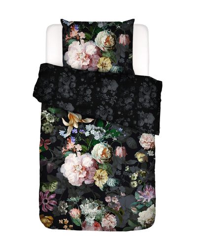 Essenza Dekbedovertrek Fleur Festive Blooming Black