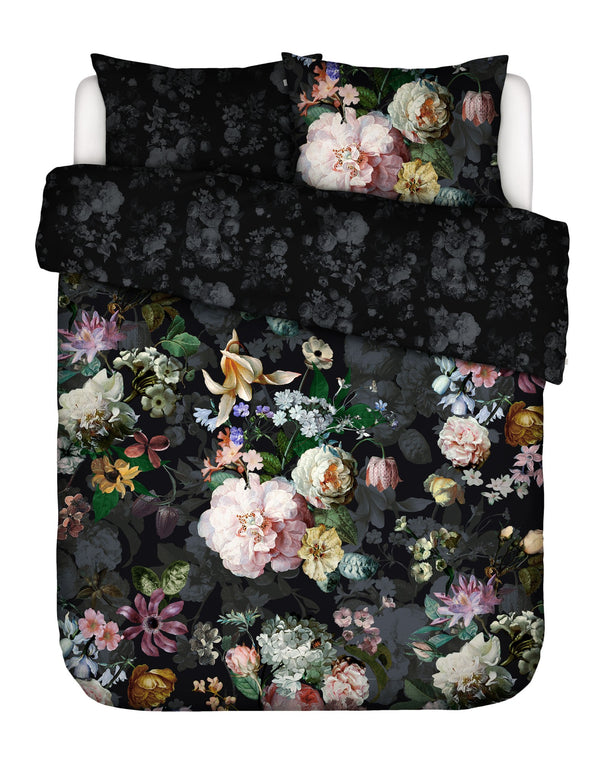 Essenza Dekbedovertrek Fleur Festive Blooming Black