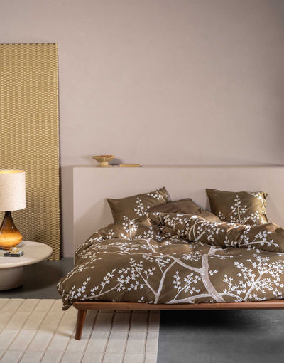 Essenza Dekbedovertrek Lucienne Slate brown