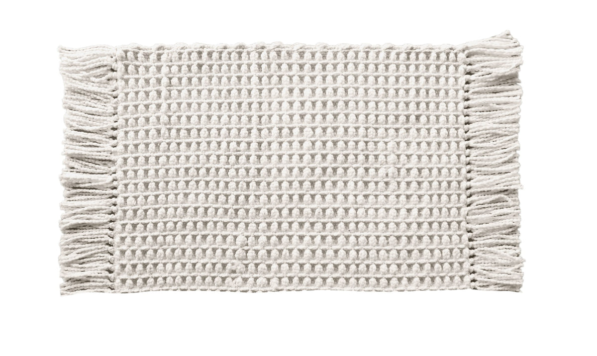Heckett & Lane Badmat Madras Off-white