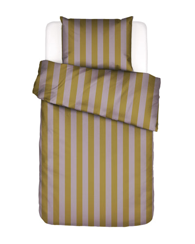Essenza Dekbedovertrek Minte Stripe Pale purple - Olive