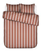 Essenza Dekbedovertrek Minte Stripe Terracotta - Blush pink