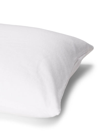 Essenza Kussensloop Molton Wit Set van 2