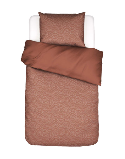 Essenza Dekbedovertrek Raye Terracotta