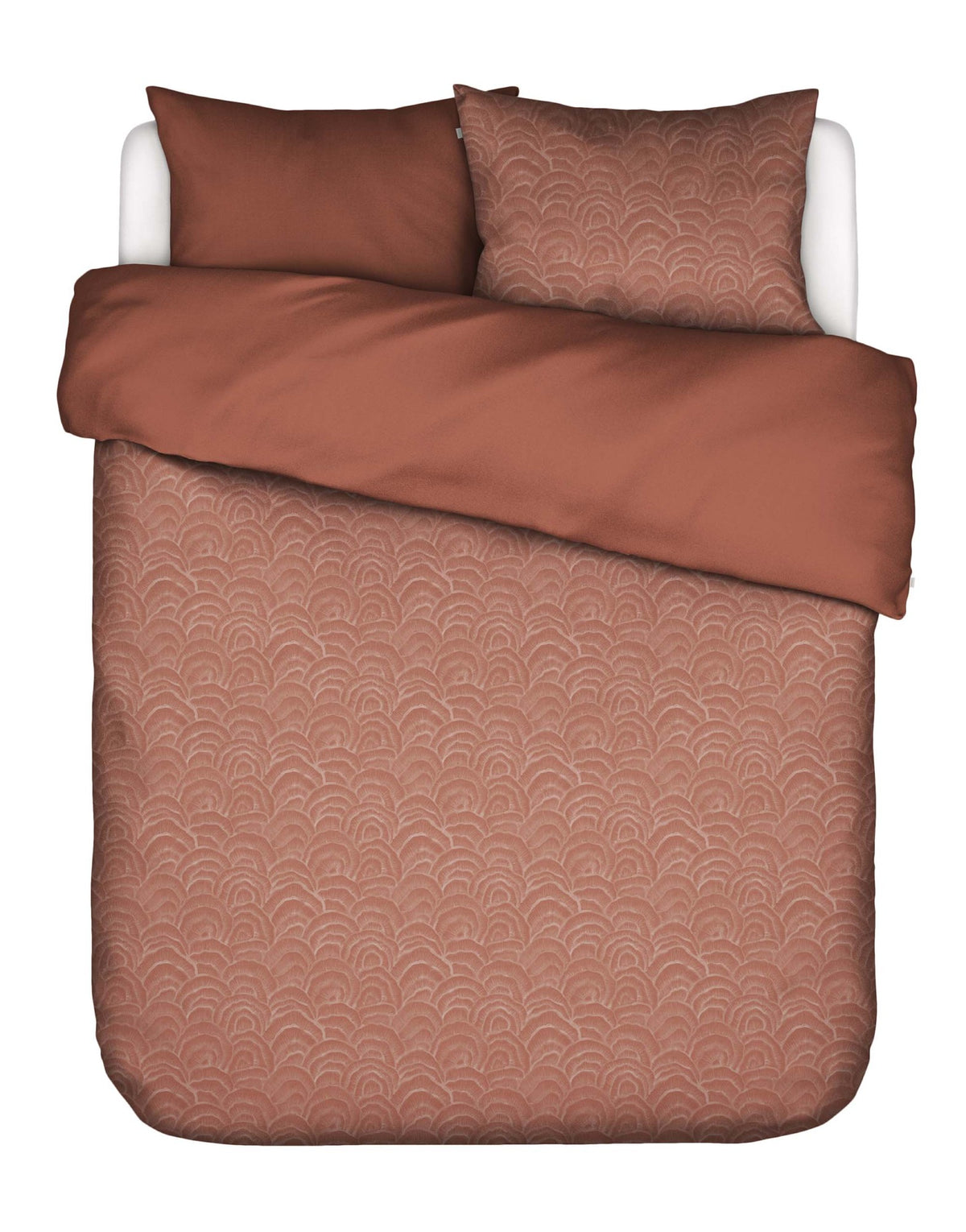 Essenza Dekbedovertrek Raye Terracotta