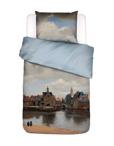 Essenza Dekbedovertrek View on Delft Calming blue