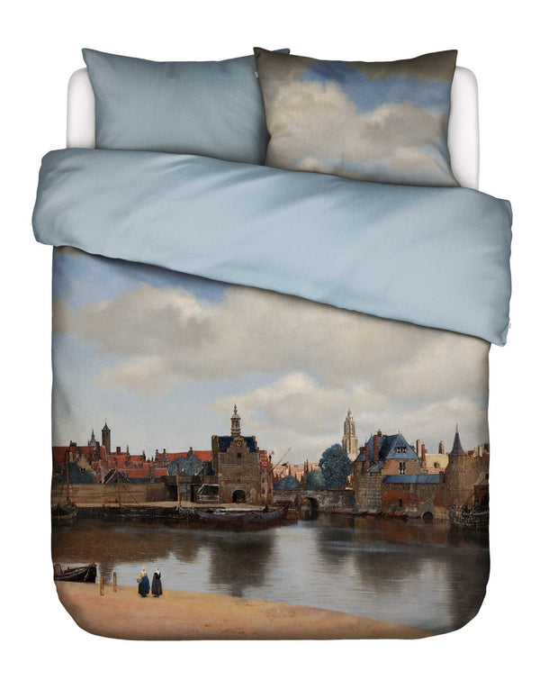 Essenza Dekbedovertrek View on Delft Calming blue