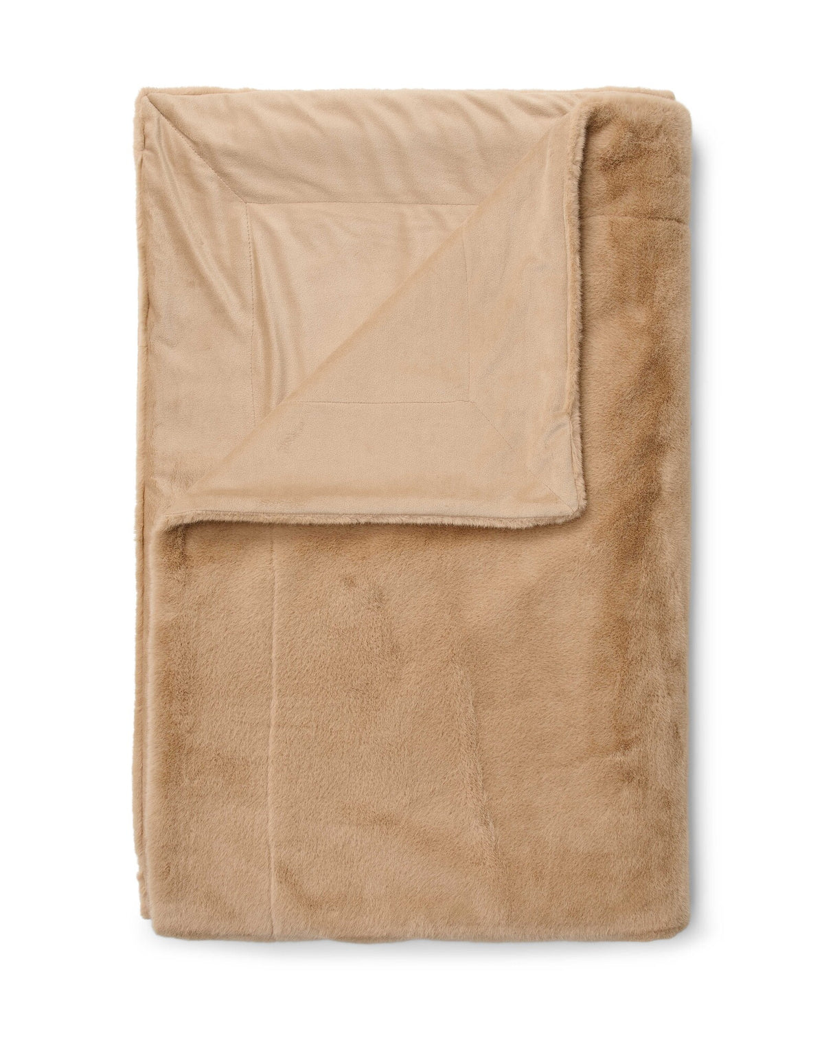 Essenza Plaid Furry Golden sand