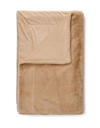 Essenza Plaid Furry Golden sand