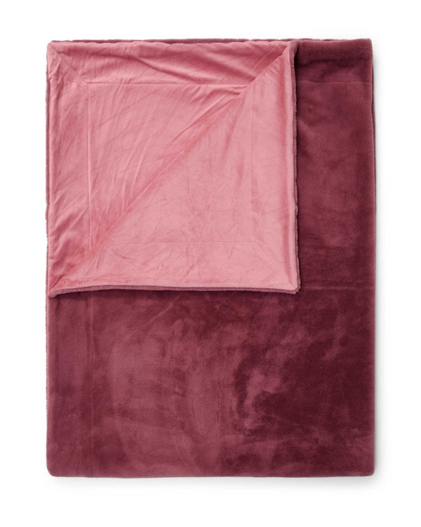 Essenza Plaid Furry Mauve