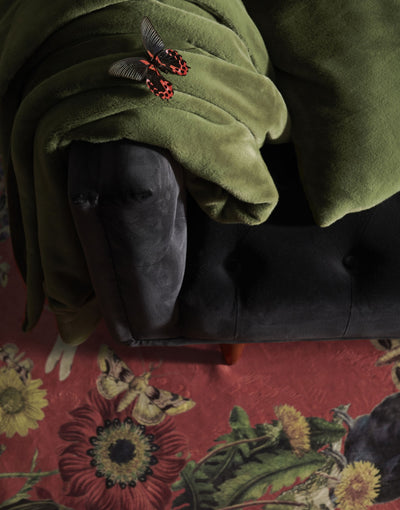 Essenza Plaid Furry Mosgroen