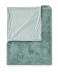 Essenza Plaid Furry Surf green