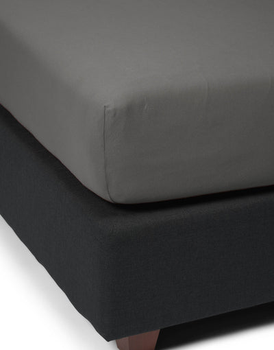 Essenza Topper hoeslaken The Perfect Organic Jersey Steel grey