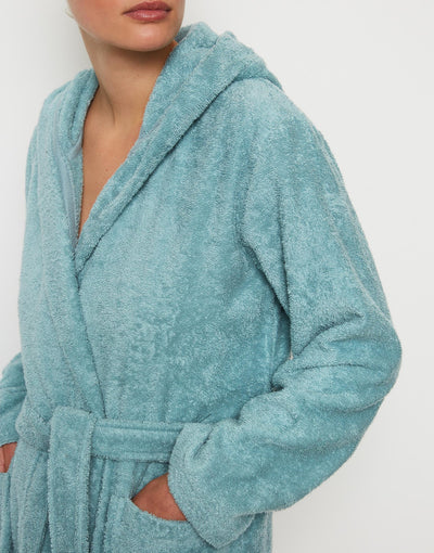 Marc O'Polo Badjas Timeless Women Aquamarine