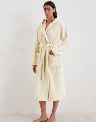 Marc O'Polo Badjas Timeless Women Oatmeal