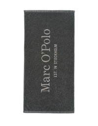 Marc O'Polo Handdoekenset Statement Antraciet Set van 2