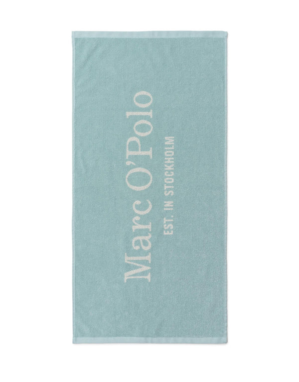 Marc O'Polo Handdoekenset Statement Aquamarine Set van 2
