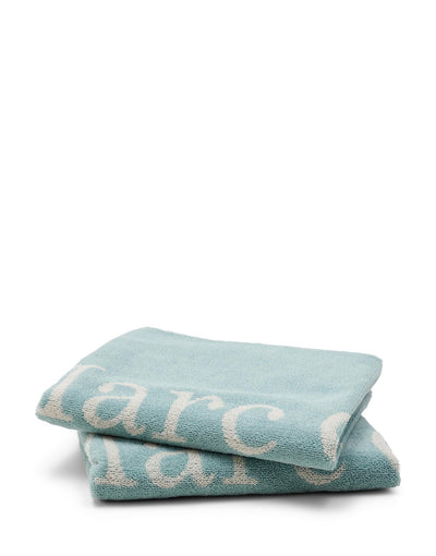 Marc O'Polo Handdoekenset Statement Aquamarine Set van 2