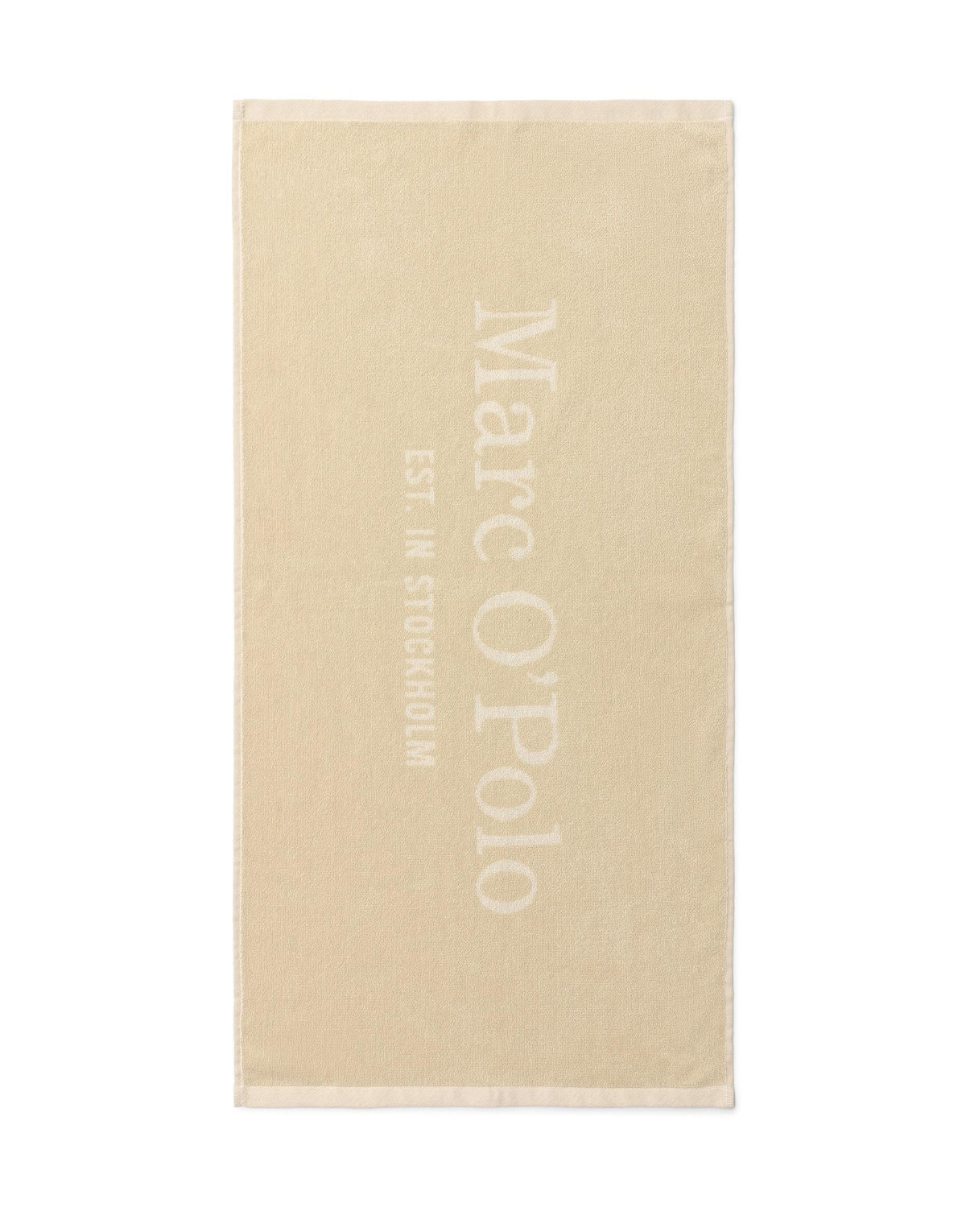 Marc O'Polo Handdoekenset Statement Dark Sand Set van 2