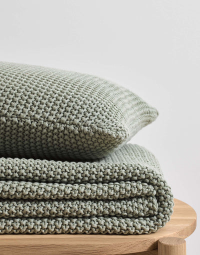 Marc O'Polo Plaid Nordic knit Garden Green