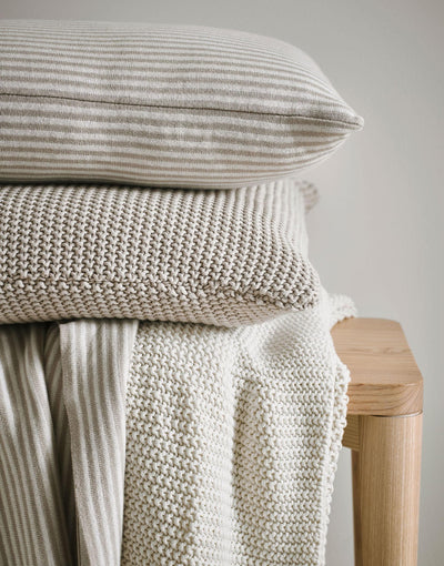 Marc O'Polo Plaid Nordic knit Off white