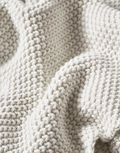 Marc O'Polo Plaid Nordic knit Off white