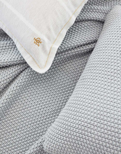 Marc O'Polo Plaid Nordic knit Zilver