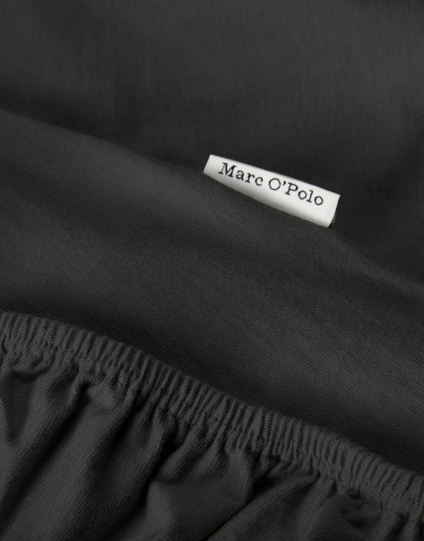Marc O'Polo Hoeslaken Premium Organic Jersey Antraciet